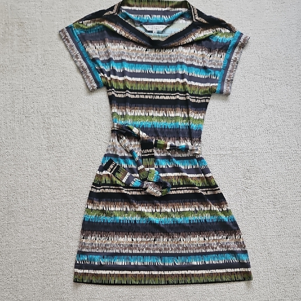 Trina Turk Vibrant Striped Dress, Med